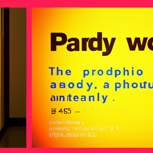 Typography in Art Gallery Exhibition Materials