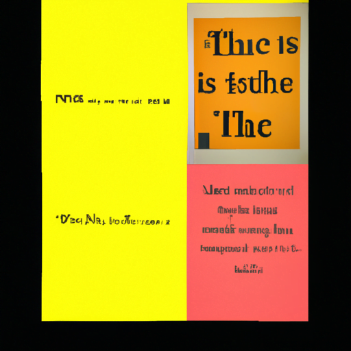 Der Einfluss der Typografie im Gedichtbuchdesign