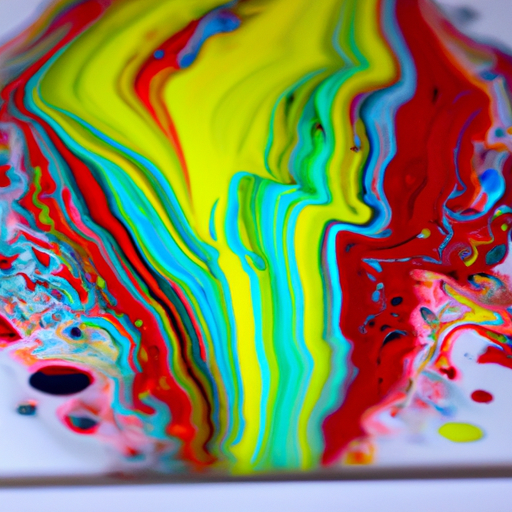 Acrylic Pouring and Its Use in Abstract Graphic Design