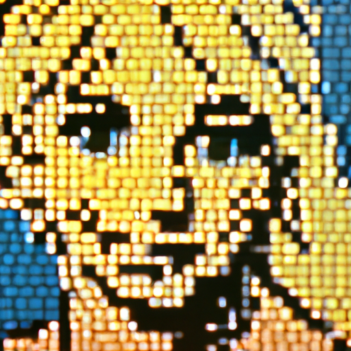 Pixel Mosaic: Ancient Art Inspiration in Design