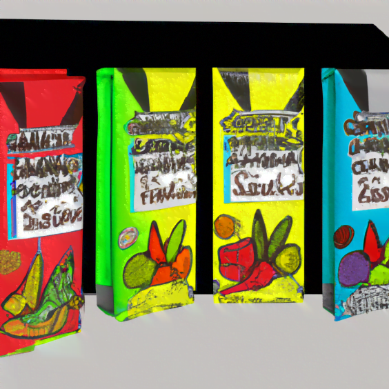 Package design for organic snacks and bars
