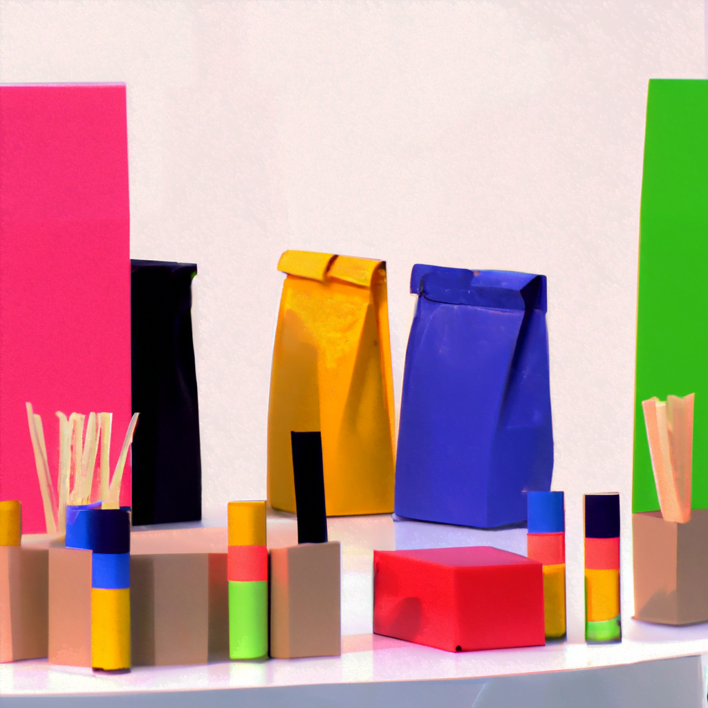 Creative packaging for sustainable office supplies