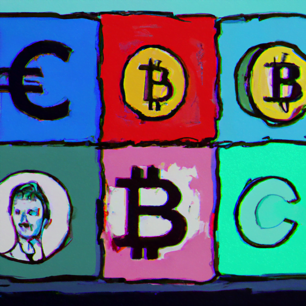 Cryptocurrencythemed digital art marketplaces Visual Design Journey