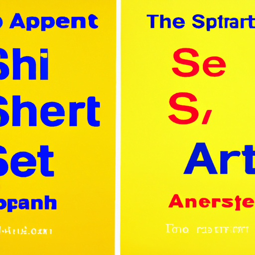 Serif vs. Sans Serif: Choosing the Right Typeface