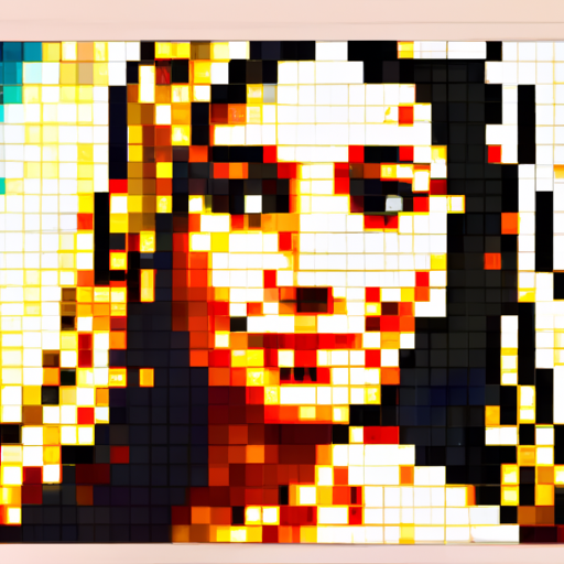 Pixel Mosaic: Ancient Art Inspiration in Design