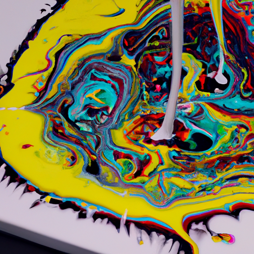 Acrylic Pouring and Its Use in Abstract Graphic Design