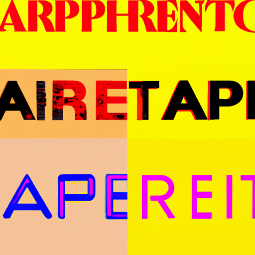 Typography as Art: Experimental Font Design